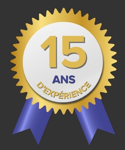 15 ans d'expérience